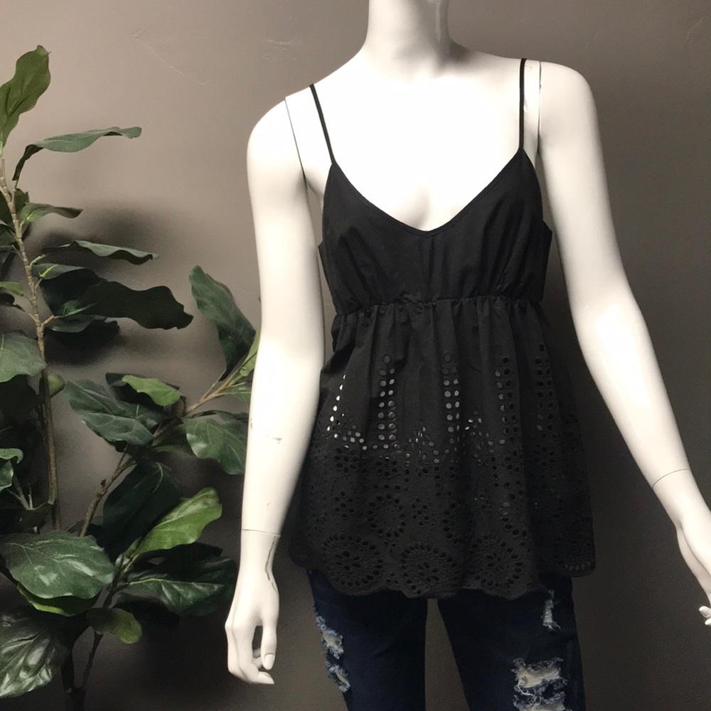 Eyelet Cami with Empire Waist